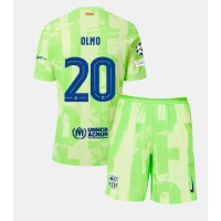 Dres Barcelona Dani Olmo #20 Rezervni za djecu 2024-25 Kratak Rukav (+ kratke hlače)